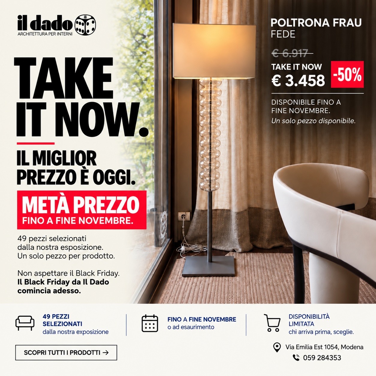 Lampada da terra Poltrona Frau Fede