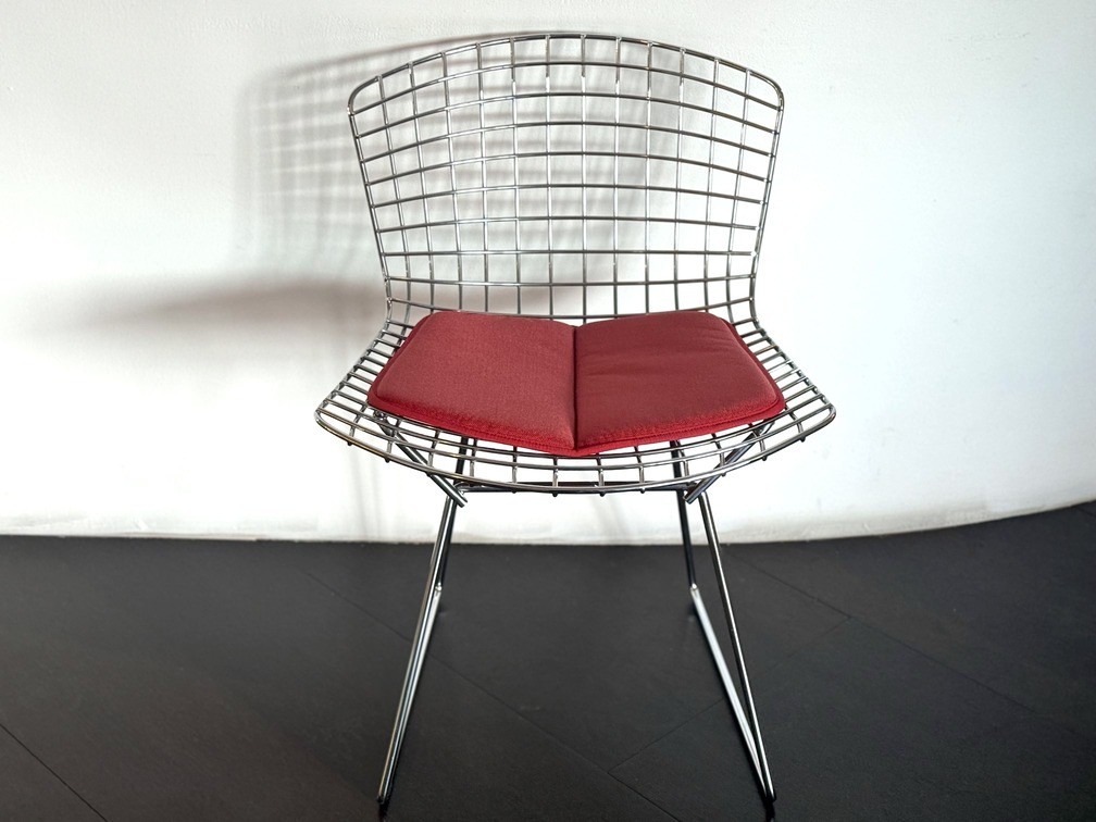 Sedia senza braccioli Knoll Bertoia con cuscino