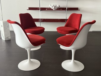 Poltroncina Knoll Tulip gruppo 4 sedie non divisibili 